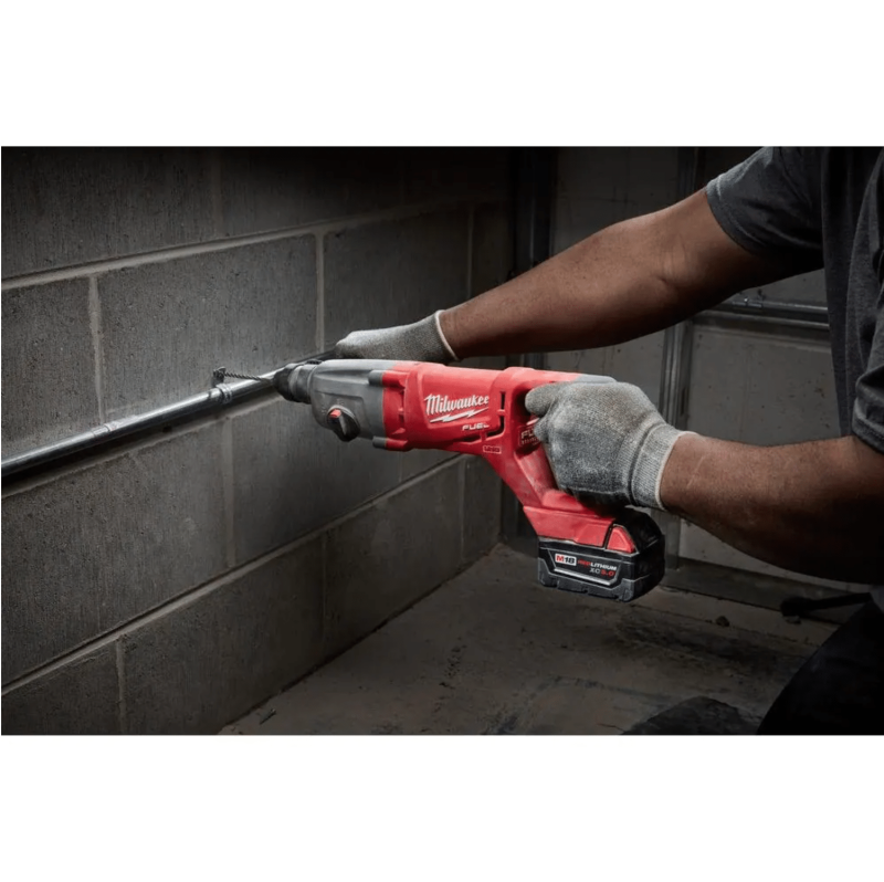 Milwaukee M18 FUEL Brushless Cordless 1 in. SDS-Plus D-Handle Rotary Hammer (Tool-Only)