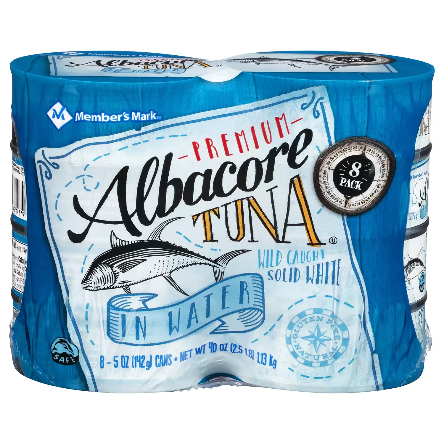 Member's Mark Solid White Albacore Tuna (5 oz., 8 pk.), Pack Of 3