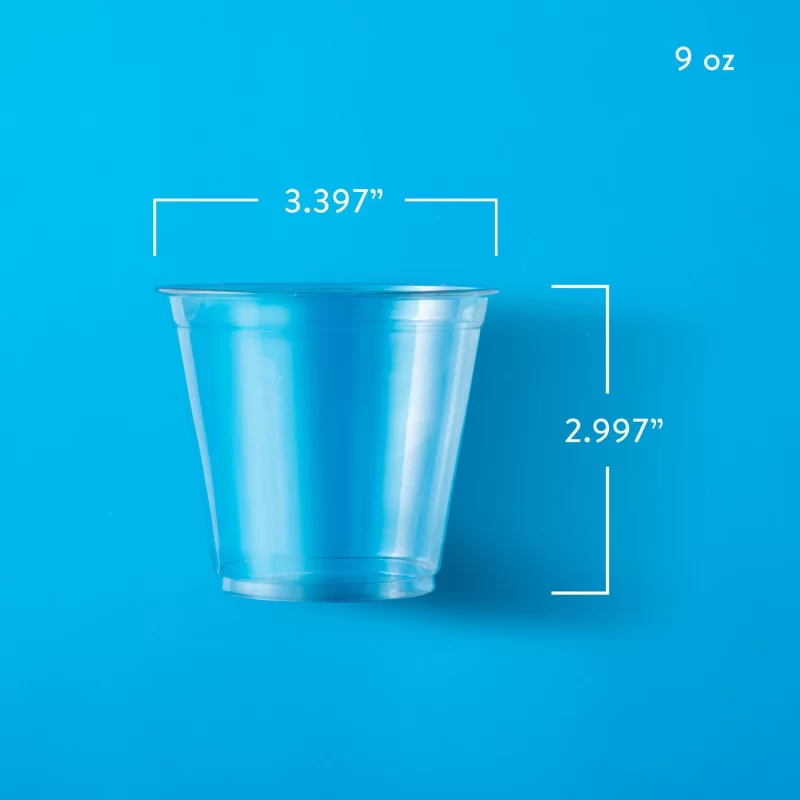 [SET OF 2] - Member's Mark Clear Plastic Cups (9 oz., 264 ct./pk.)