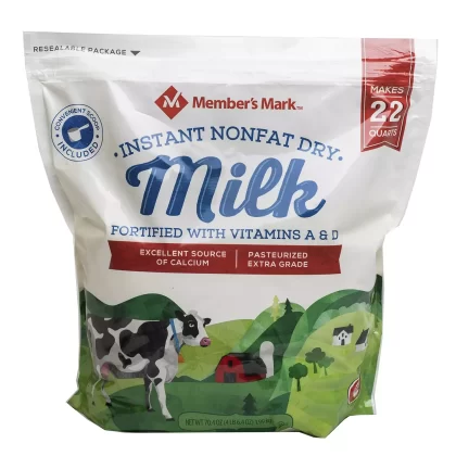 [SET OF 2] - Member's Mark Non-Fat Instant Dry Milk (70.4 oz.)