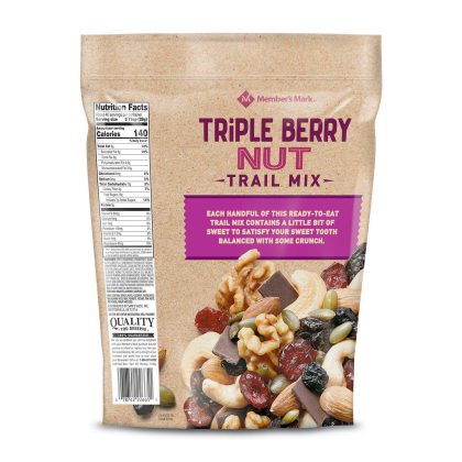 Member's Mark Triple Berry Nut Trail Mix (40 oz.), Pack Of 3
