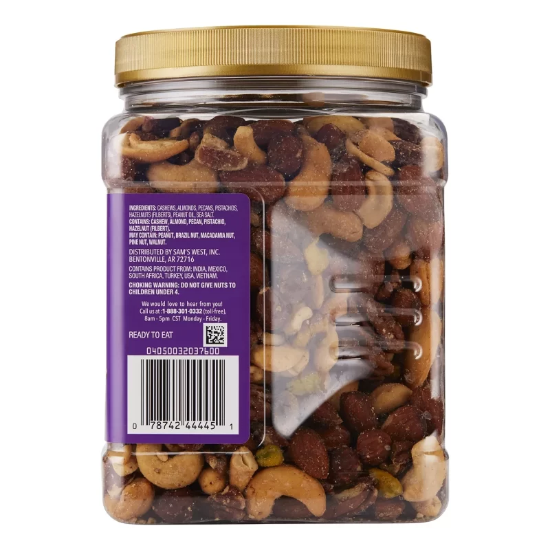Member's Mark Deluxe Mixed Nuts with Sea Salt (34 oz.), Pack Of 3