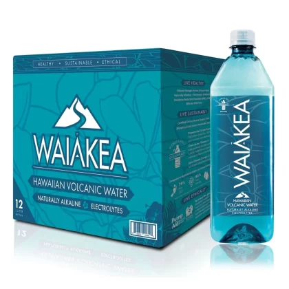 [SET OF 2] - Waiakea Hawaiian Volcanic Water (1 L., 12 ct./pk.)