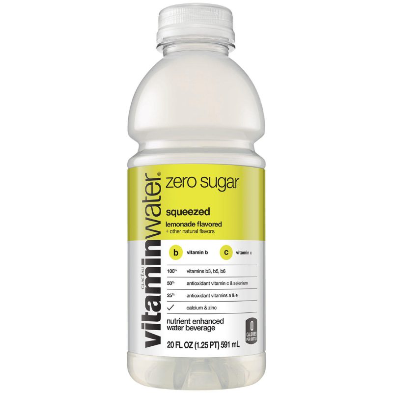 [SET OF 2] - Glaceau Vitaminwater Zero Variety Pack Nutrient Enhanced Water (20 Bottles/pk.)