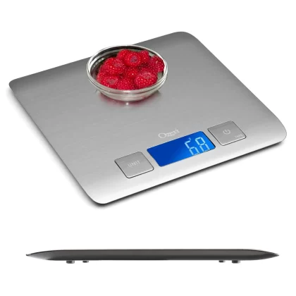 [SET OF 2] - Ozeri Zenith Digital Kitchen Scale, Refined Stainless Steel With Fingerprint-Resistant Coating