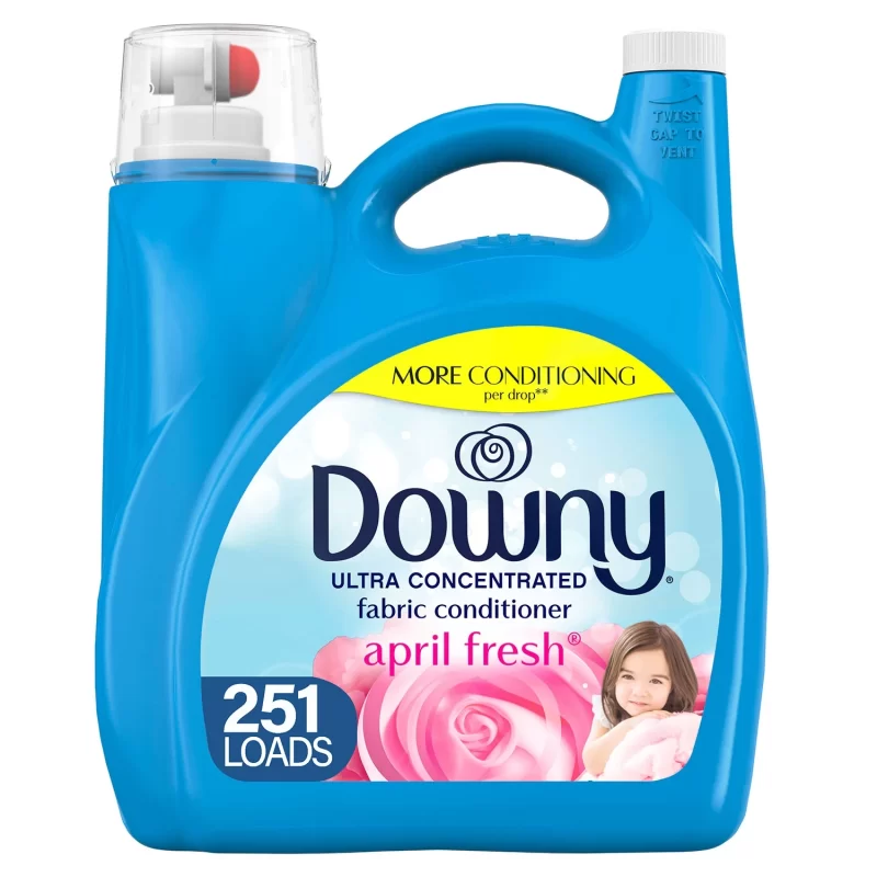 Downy Ultra Concentrated Liquid Fabric Softener and Conditioner, April Fresh 170 fl.oz, Pack Of 3