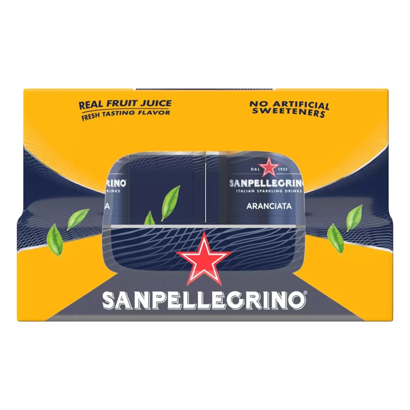 [SET OF 2] - S.Pellegrino Sparkling Drink Variety Pack (24 cans/pk.)
