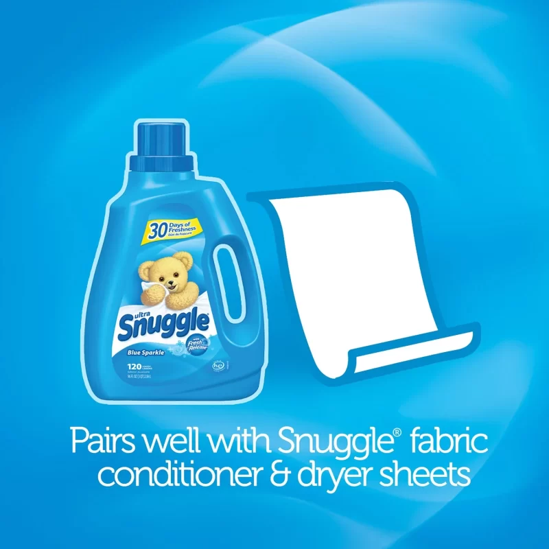 Snuggle Scent Shakes In-Wash Scent Booster Beads, Blue Sparkle 37.6 oz., Pack Of 3