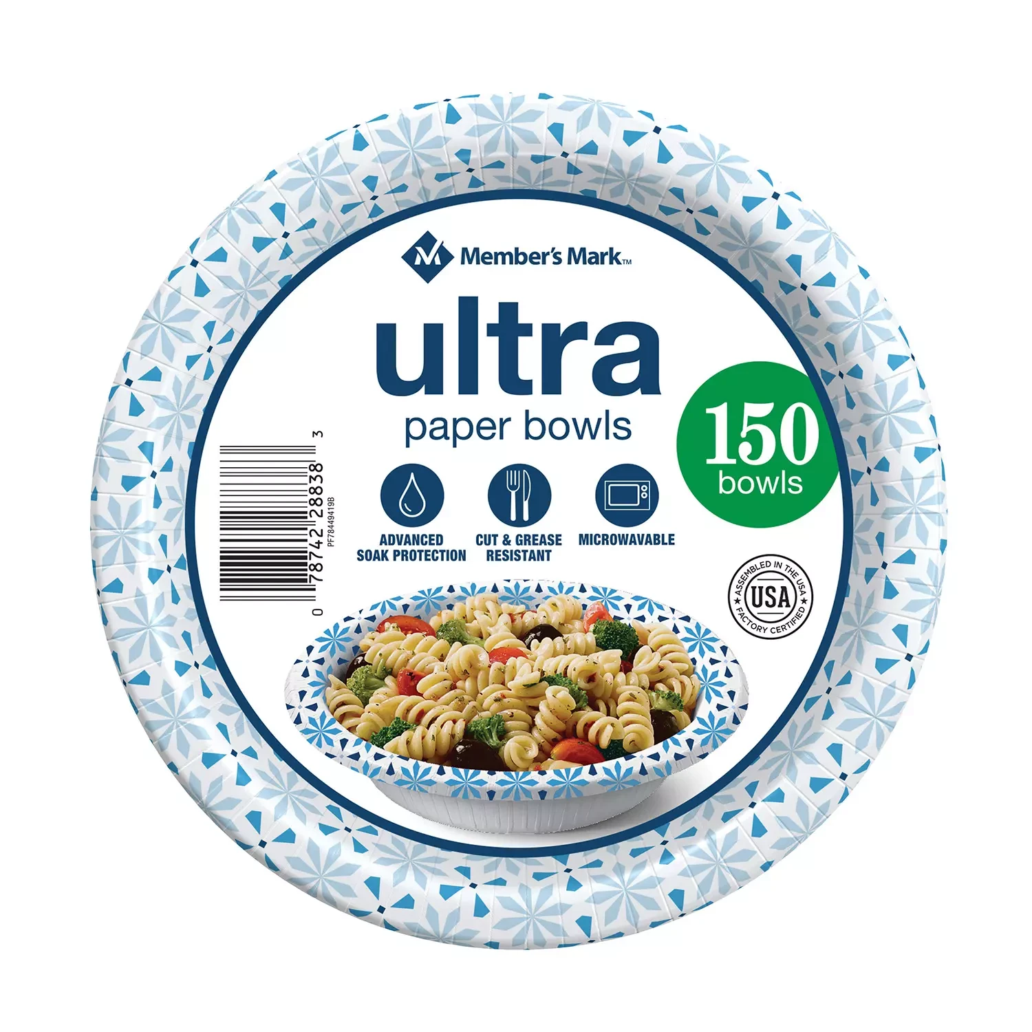 Member's Mark Ultra Soup/Salad Paper Bowls (20 oz., 150 ct.), Pack Of 3