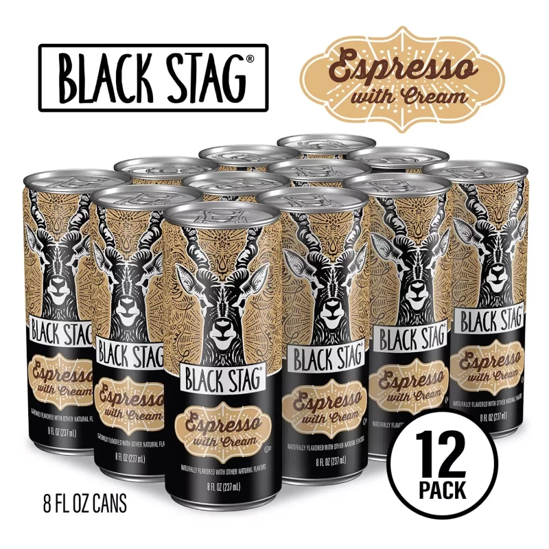 [SET OF 2] - Black Stag Espresso with Cream (12 cans/pk.)