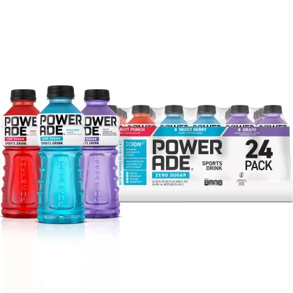 [SET OF 3] - Powerade Zero Sports Drink Variety Pack (20oz / 24ct),