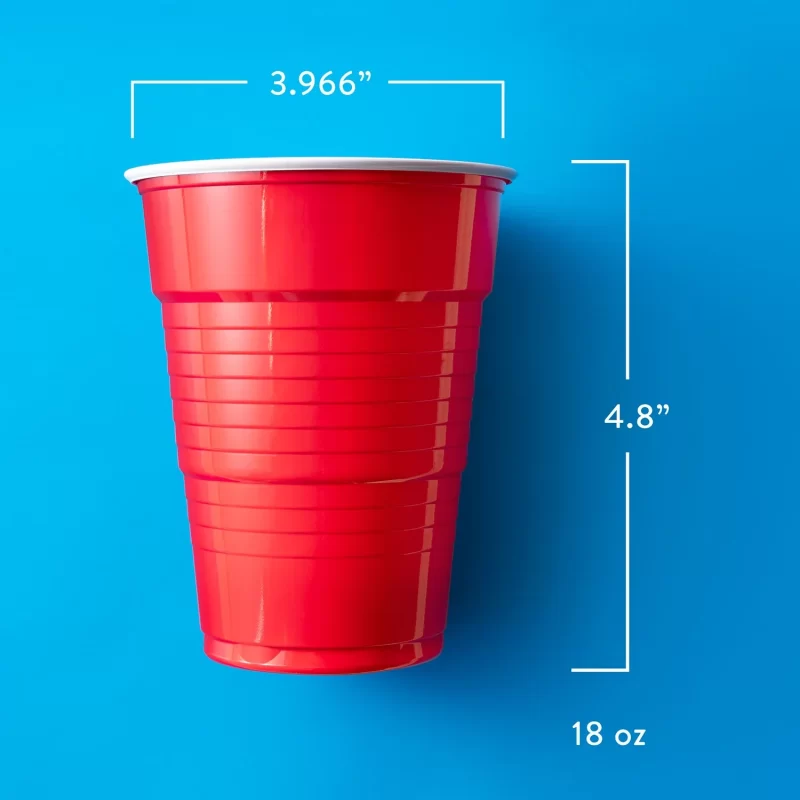 Member's Mark Heavy-Duty Red Cups (18 oz., 240 ct.), Pack Of 3