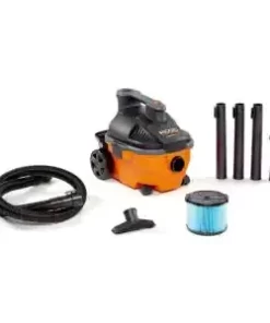 Ridgid 4 Gallon 6.0-Peak HP Wet/Dry Shop Vacuum With Detachable Blower, Fine Dust Filter, Hose And Accessories