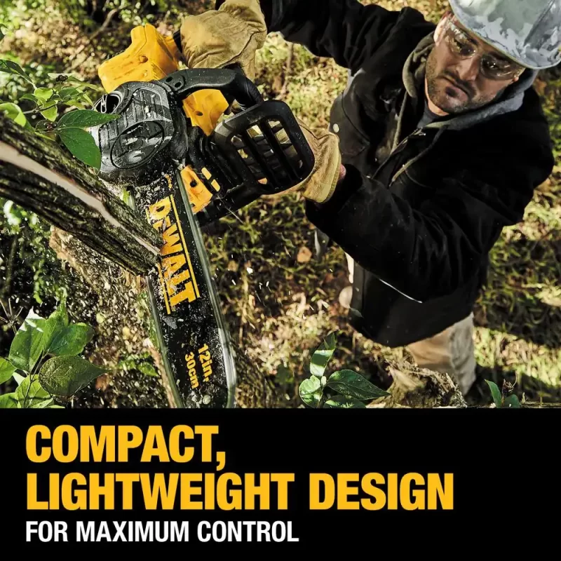 Dewalt 12 in. 20V MAX Lithium-Ion Cordless Brushless Chainsaw (Tool Only)