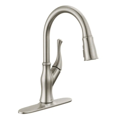 Delta Ophelia Single Handle Pull Down Sprayer Kitchen Faucet in Stainless Steel