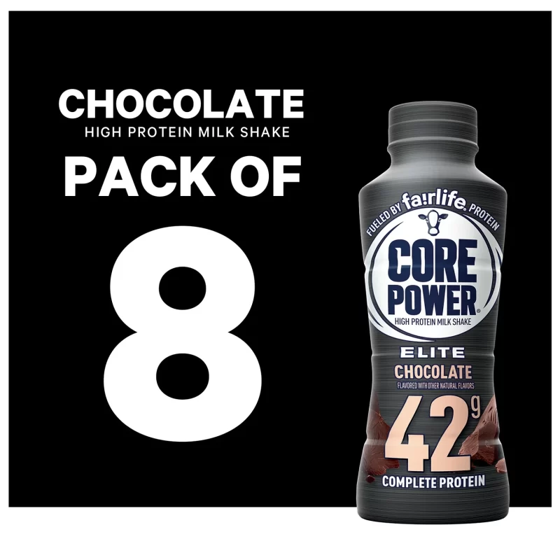 Core Power Elite 42g Protein Shake, Chocolate (14 fl. oz., 8 pk.)