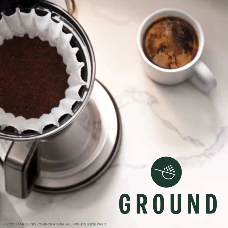 [SET OF 3] - Starbucks Caffe Verona Ground Coffee, Dark Roast (40 oz./pk.),