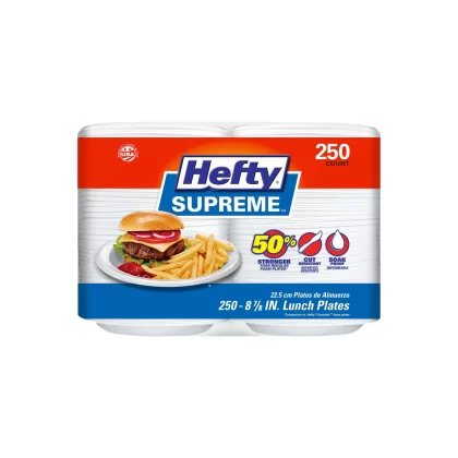 [SET OF 2] - Hefty Supreme 8 7/8" Foam Plates (250 ct./pk.)