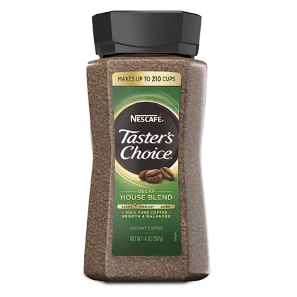 [SET OF 3] - Nescafe Taster's Choice Decaf House Blend Instant Coffee (14 oz./pk.),