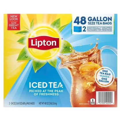 [SET OF 3] - Lipton Iced Tea, Gallon Size Tea Bags (48 ct./pk.),