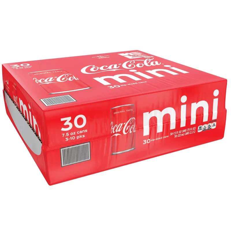 Coca-Cola Mini Cans (7.5 fl. oz., 30 pk.), Pack Of 3