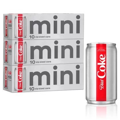 Coca-Cola Diet Coke Mini (7.5oz / 30pk), Pack Of 3