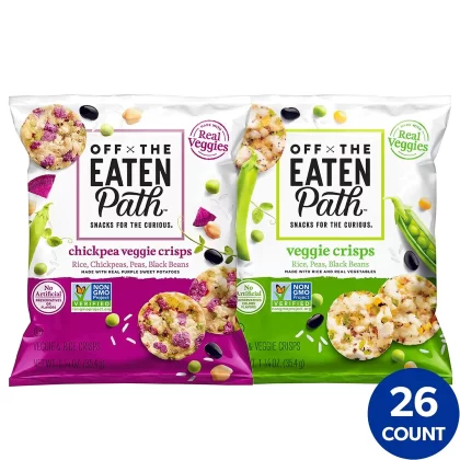 [SET OF 2] - Off The Eaten Path Veggie Crisps Mix Flavor Variety Pack (26 ct./pk.)