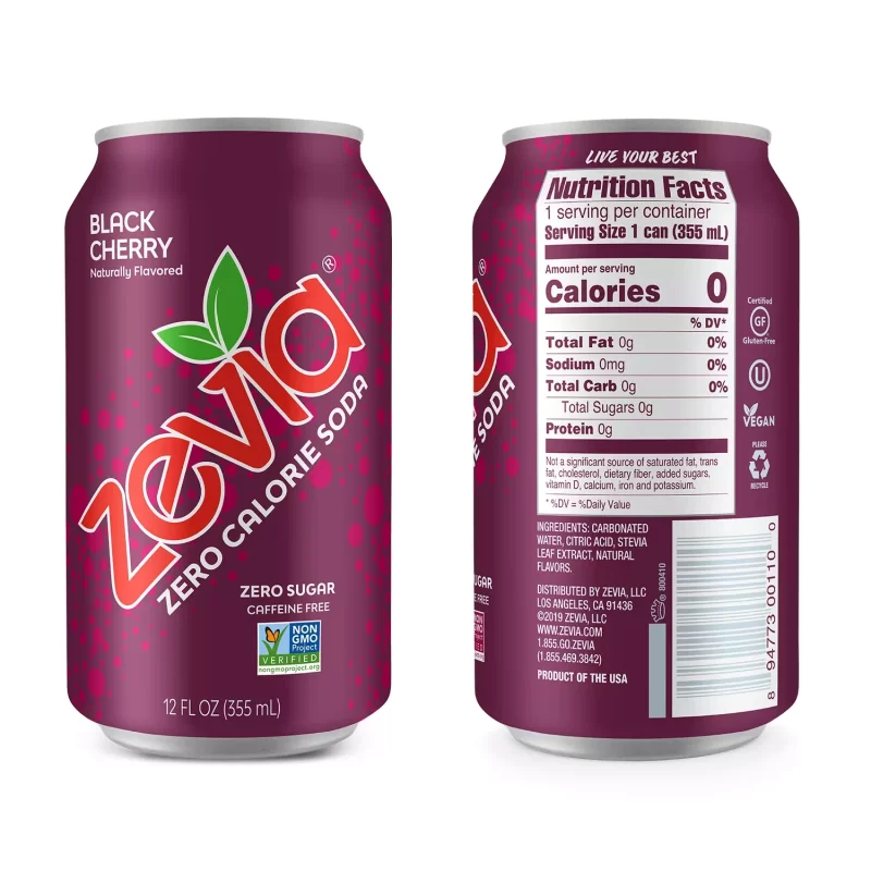 [SET OF 2] - Zevia Zero Calorie Soda Variety Pack (12 fl. oz., 30 pk.)