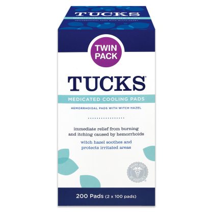 Tucks Medicated Cooling Pads (200 ct.), Pack Of 3