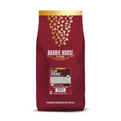 [SET OF 3] - Barrie House Fair Trade Organic Whole Bean Coffee, Clay Avenue (32 oz.),