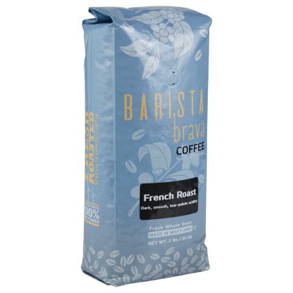 [SET OF 3] - Barista Brava By Quartermaine Whole Bean Coffee, French Roast (32 Oz./pk.),
