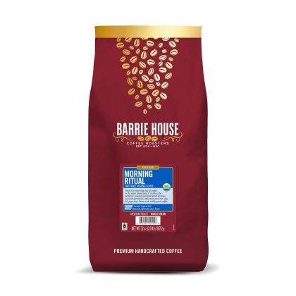 [SET OF 3] - Barrie House Fair Trade Organic Whole Bean Coffee, Morning Ritual (32 oz./pk.),