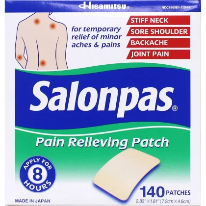 [SET OF 2] - Salonpas Pain Relieving Patch (140 ct./pk.)