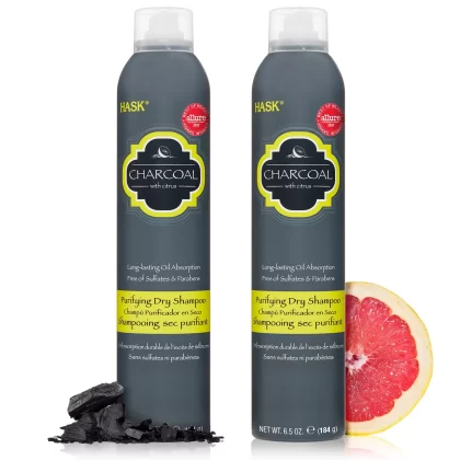 [SET OF 3] - Hask Charcoal Purifying Dry Shampoo (6.5 oz., 2 ct./pk.),