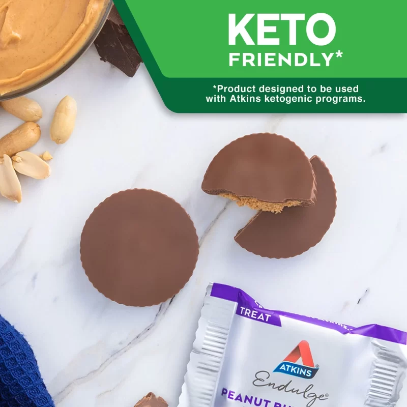 [SET OF 2] - Atkins Endulge Peanut Butter Cups Pack, Keto Friendly (44 ct.)