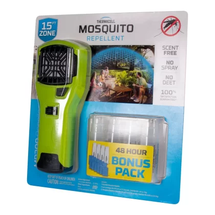 Thermacell Portable Mosquito Repeller Bonus Pack, Green