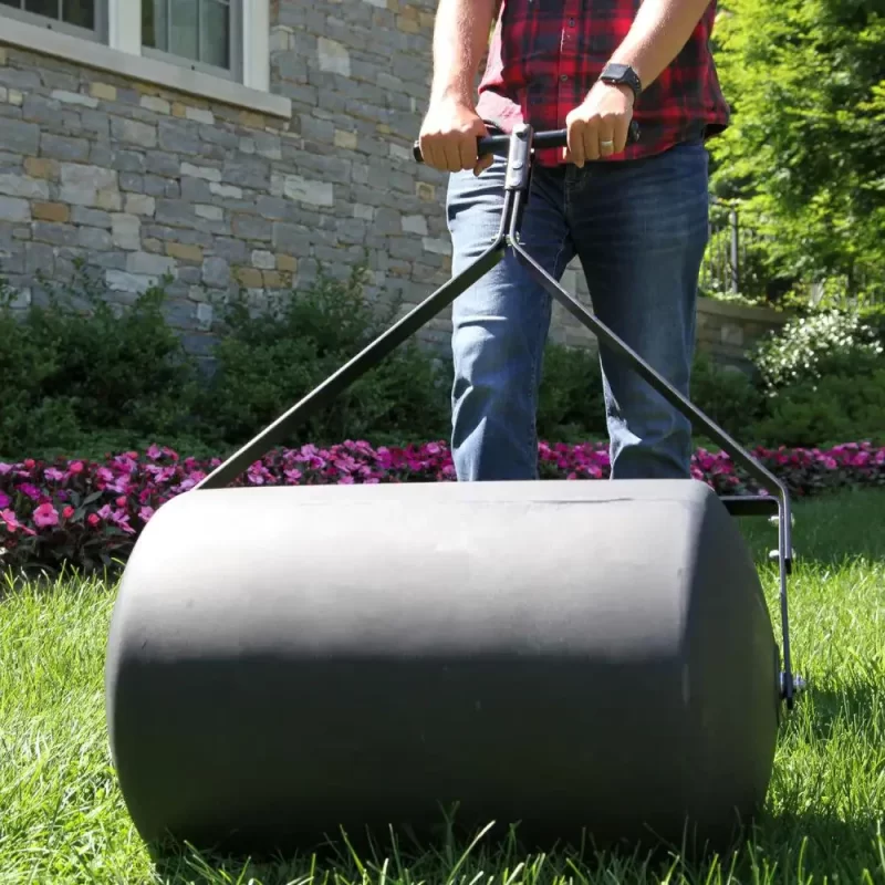 Brinly-Hardy 18 in. x 24 in. 270 lb. Combination Push/Tow Poly Lawn Roller