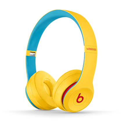 Beats by Dr. Dre Solo3 Noise-Canceling Wireless On-Ear Headphones, Club Yellow, MV8U2LL/A