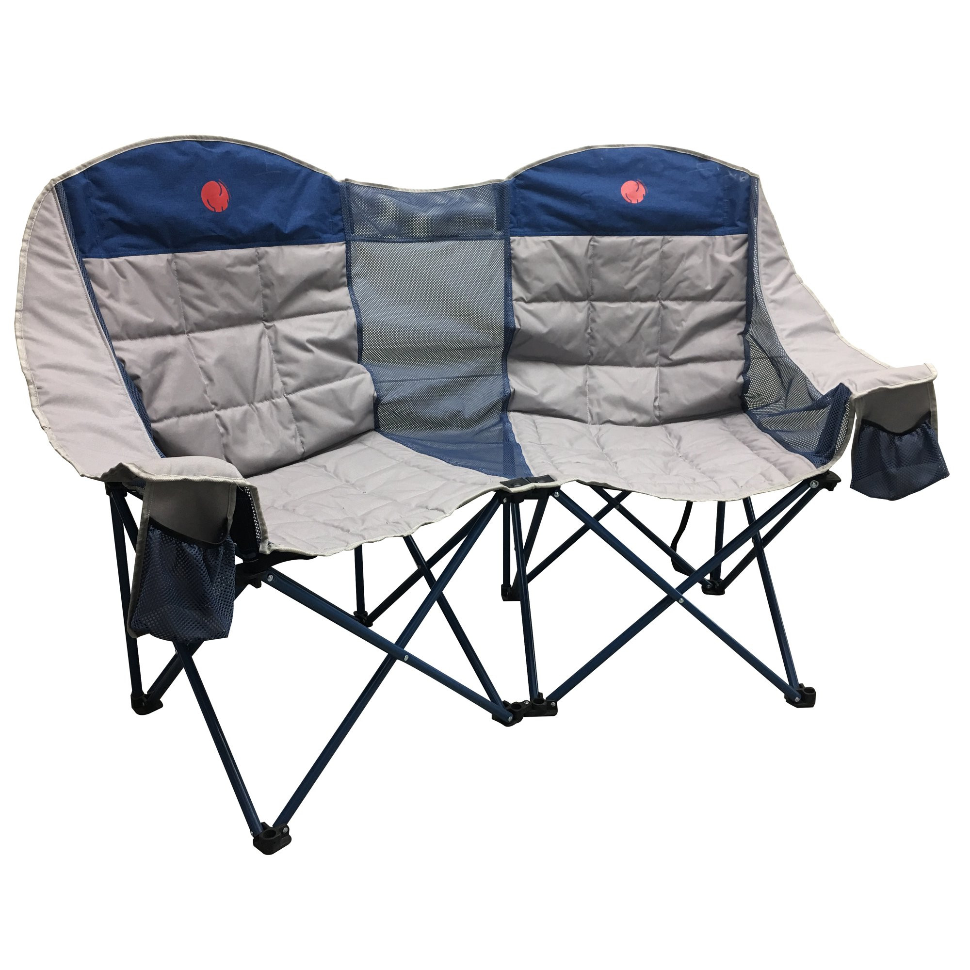 OmniCore Designs Moon Phase Oversized Heavy Duty Quad Double Camp Chair Loveseat