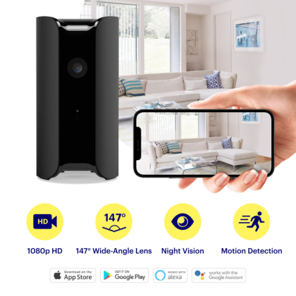 Canary View Indoor Wifi Home Security Camera With Two-way Talk
