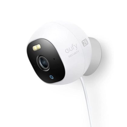 Eufy Security Solo OutdoorCam C24, All-in-One 32GB Outdoor Wired 2K Security Camera