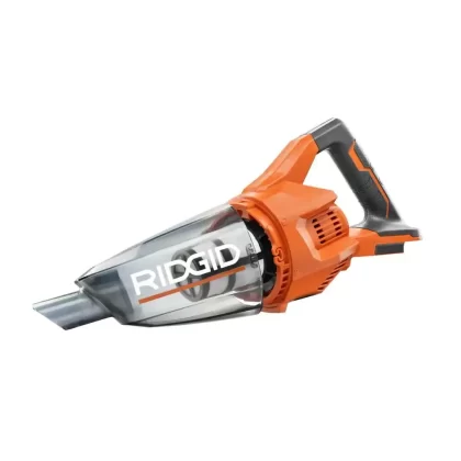 Ridgid 18V Cordless Compact Vacuum Kit w/Crevice Nozzle, Utility Nozzle, Extension Tube, (1) 2.0 Ah Battery, Charger