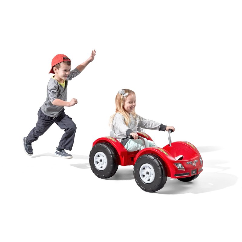 Step2 Zip N Zoom Pedal Car RideOn With Easy Grip Handles For Kids, Red