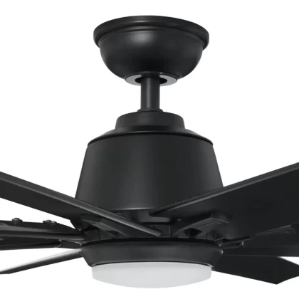 Home Decorators Collection Kensgrove 72 in. Integrated LED Indoor/Outdoor Matte Black Ceiling Fan