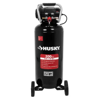 Husky 20 Gal. 200 PSI Oil Free Portable Vertical Electric Air Compressor