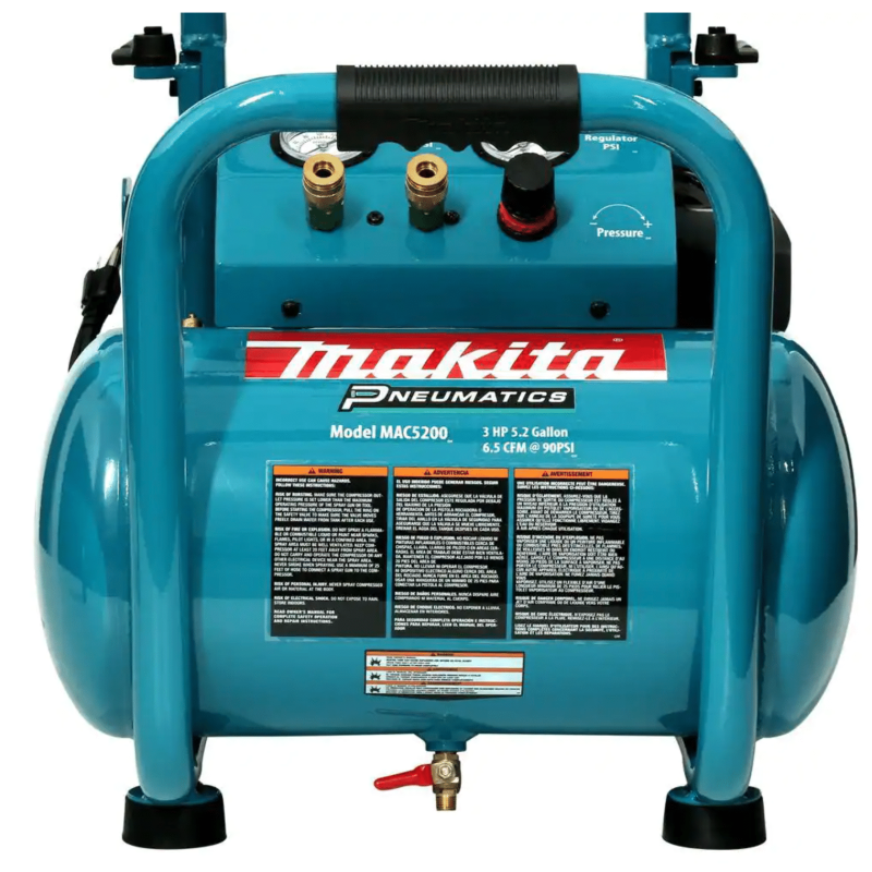 Makita MAC5200 5.2 Gal. 3.0 HP Electric Single Tank Air Compressor