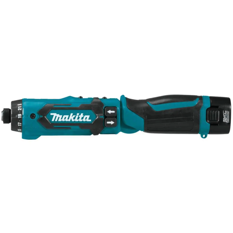 Makita 7.2-Volt Lithium-Ion 1/4 in. Cordless Hex Driver-Drill Kit with Auto-Stop Clutch (DF012DSE)