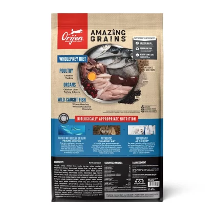 [SET OF 2] - Orijen Amazing Grains Original High Protein Dry Dog Food, 22.5 lbs.