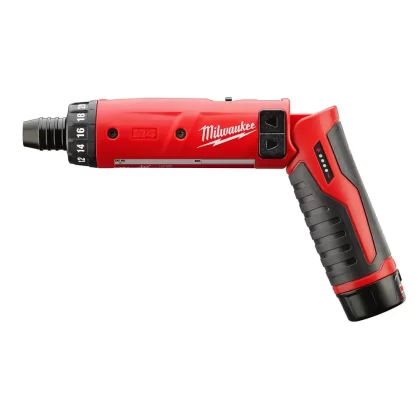 Milwaukee M4 4-Volt Lithium-Ion Cordless 1/4 in. Hex Screwdriver 2-Battery Kit