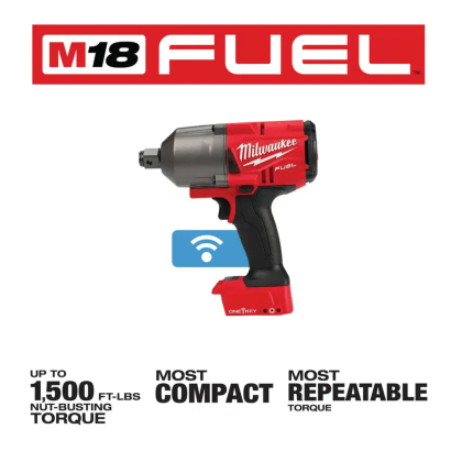 Milwaukee M18 Fuel One-Key 18-Volt Lithium-Ion Brushless Cordless 3/4 in. Impact Wrench with Friction Ring, Tool-Only (2864-20)